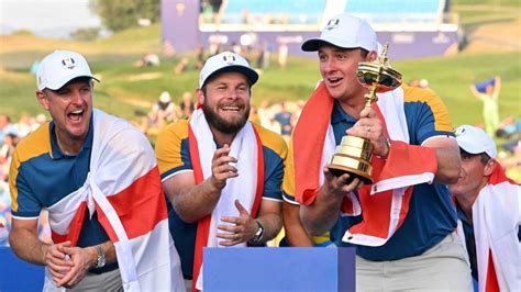 Shirtless McIlroy the life of the Ryder Cup afterparty